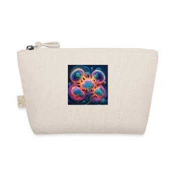 Amazing group of magic yellyfish - Organic Pouch - nature - Front