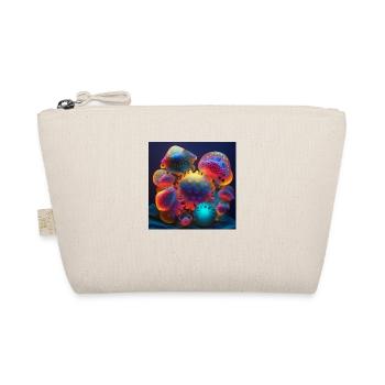 Amazing group of magic yellyfish - Organic Pouch - nature - Front