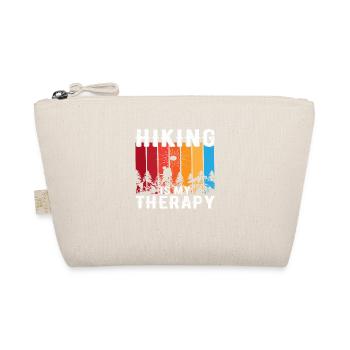 Hiking is my Therapy - Bio-Täschchen - Natur - Vorne