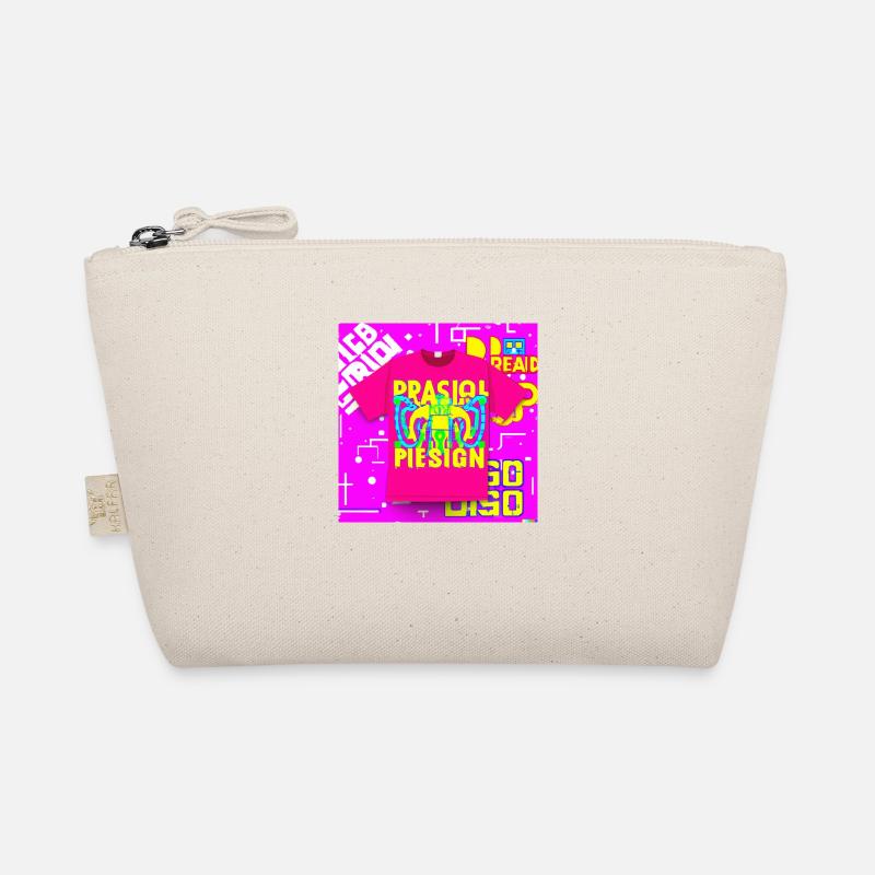 Neon T-Shirt - Bio-Täschchen - Natur