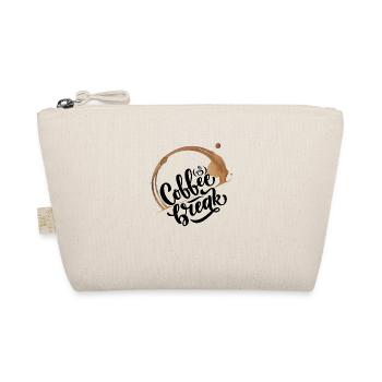 Coffee Break is my Love Language for Coffee latte - Organic Pouch - nature - Front