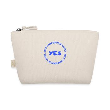 Self confidence level YES blue - Organic Pouch - nature - Front