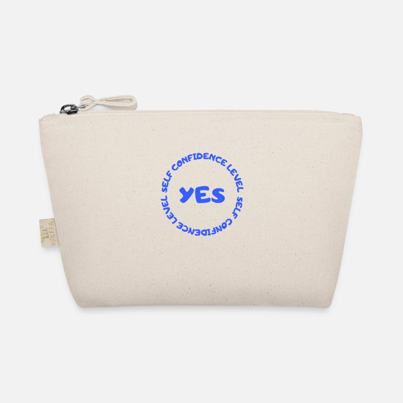 Self confidence level YES blue Organic Pouch