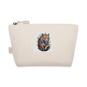 Laufender Tiger - Bio-Täschchen - Natur - Vorne