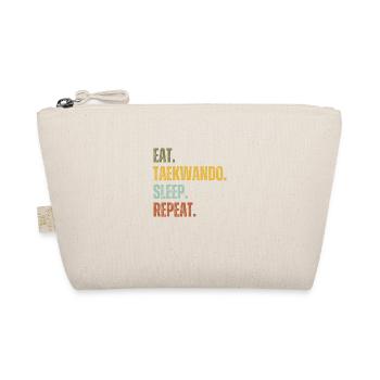 EAT TAEKWANDO SLEEP REPEAT - Organic Pouch - nature - Front