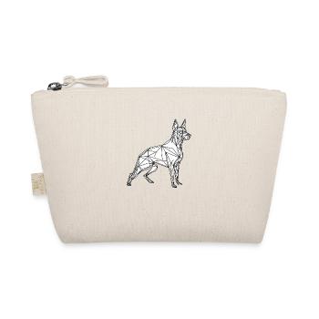 Line art dog white background - Organic Pouch - nature - Front