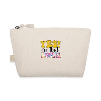 Mom Quote - Organic Pouch - nature - Front