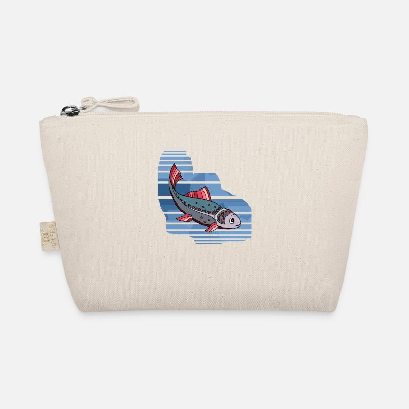 Fisch - Bio-Täschchen - Natur
