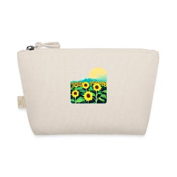 Sunflower Field Sunflower Sun - Organic Pouch - nature - Front