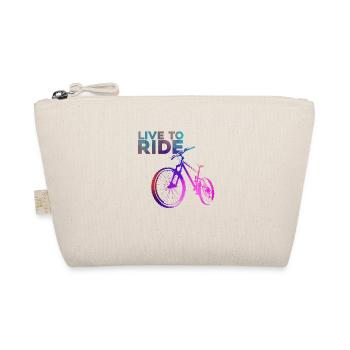 Live to ride - Organic Pouch - nature - Front