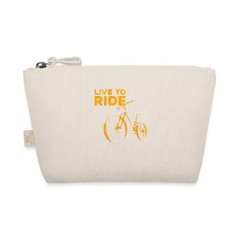 Live to Ride - Organic Pouch - nature - Front