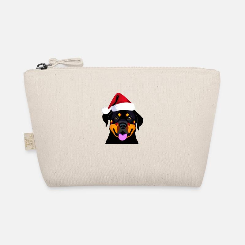 Rottweiler Hund Weihnachten Hunde Rottweilerwelpe Bio-Täschchen