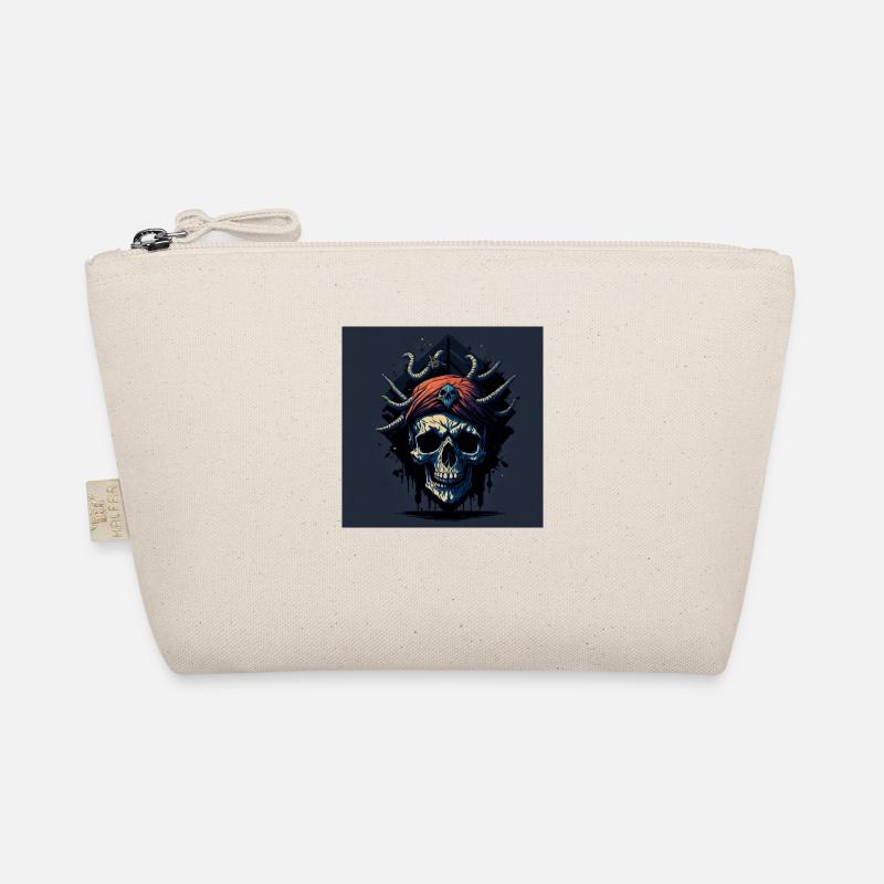 Pirate Skull Skull Skull Organic Pouch