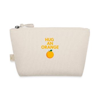 HUG AN ORANGE - Organic Pouch - nature - Front