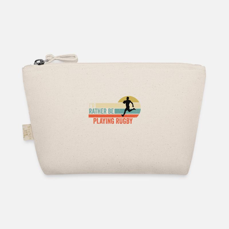 Rugby - I'd rather be playing rugby Gift Idea Organic Pouch