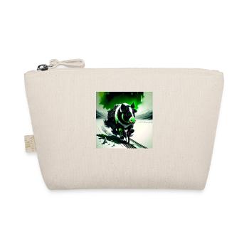 The Green Pig - Organic Pouch - nature - Front