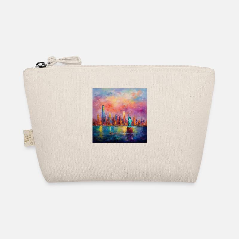 Monet-inspiriert: New York City - Bio-Täschchen - Natur