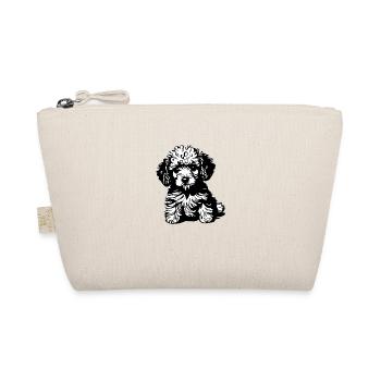 Hundewelpe Pudel Hundehalter Hundeliebe Pudelwelpe - Bio-Täschchen - Natur - Vorne