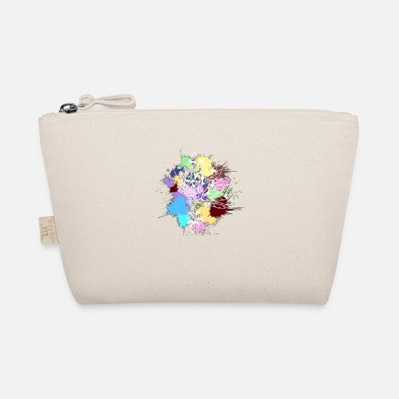 coiffe indienne blanc taches de couleurs vives Trousse biologique