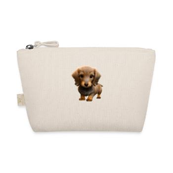 Dackelwelpe Dachshund Hund Hundehalter Hunde - Bio-Täschchen - Natur - Vorne