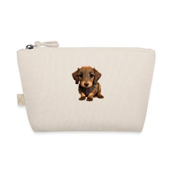 Hundehalter Dachshund Hund Dackelwelpe Hunde - Bio-Täschchen - Natur - Vorne