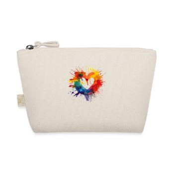 LOVE IS LOVE - Organic Pouch - nature - Front