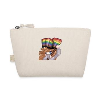 Pillowg1rl Emote mit Prideflagge - Bio-Täschchen - Natur - Vorne