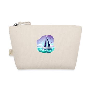 Sailing Sailing Ship Sailing Sailing Sailboat - Organic Pouch - nature - Front
