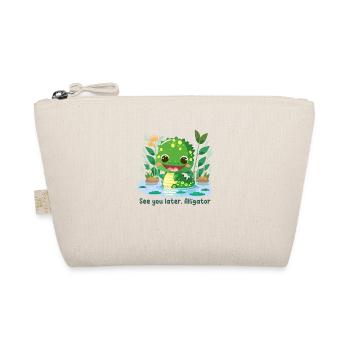 Se you later, Alligator - Organic Pouch - nature - Front