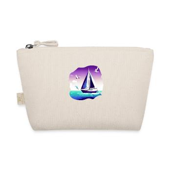 Segelschiff Segeln Segelboot Segelsport Segler - Bio-Täschchen - Natur - Vorne