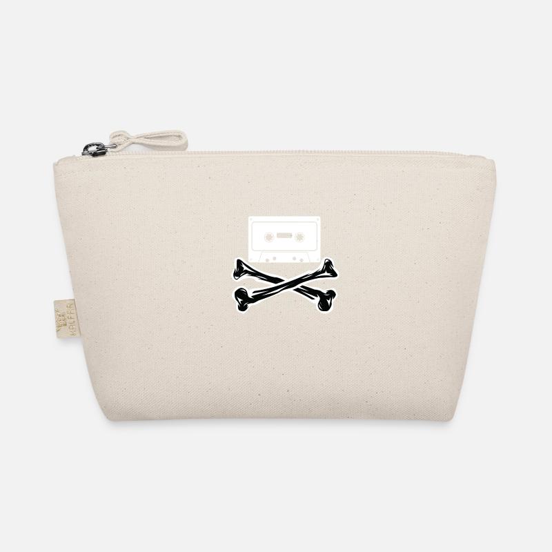 Skull cassette Organic Pouch