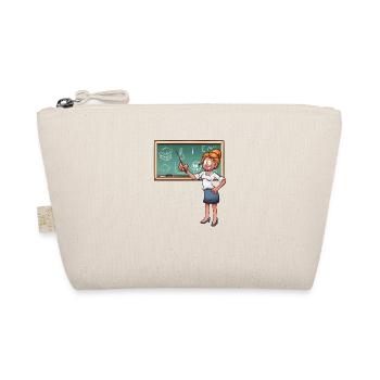 Cartoon Female Teacher - Organic Pouch - nature - Front