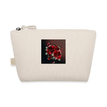 dark bouquet of red roses - Organic Pouch - nature - Front