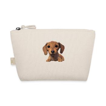 Hundehalter Hunde Dachshund Hund Dackelwelpe - Bio-Täschchen - Natur - Vorne