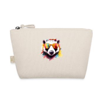 Honey raccoon - Organic Pouch - nature - Front