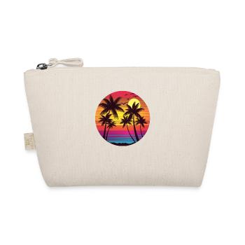 Sunset magic on the beach - Organic Pouch - nature - Front