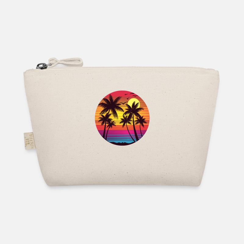 Sunset magic on the beach - Organic Pouch - nature