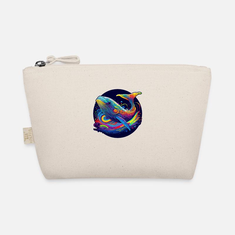 Neon - Whale - Floating in Space - pos Bio-Täschchen