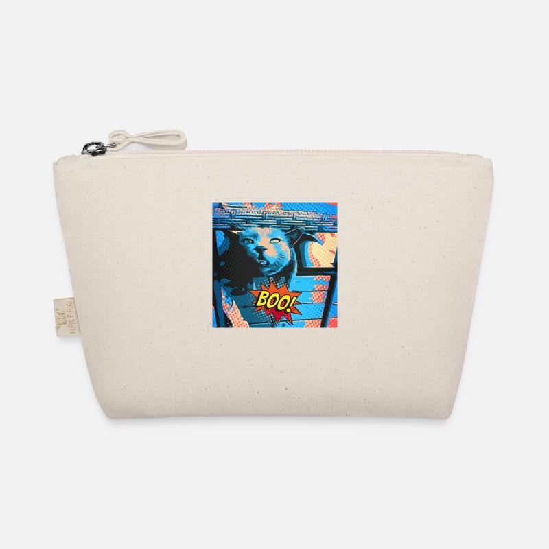 Crazy Cat Retro Style Bio-Täschchen