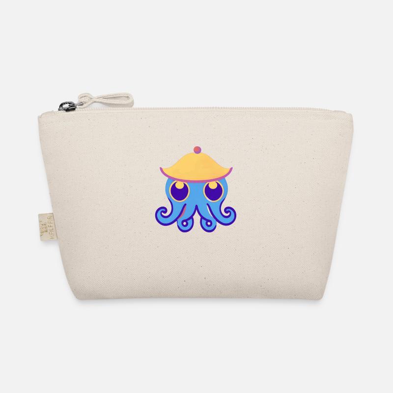 Niedlicher Oktopus - Bio-Täschchen - Natur