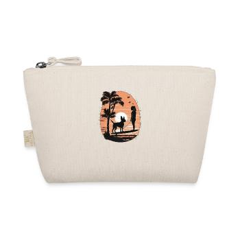 French Bulldog | SUP Stand Up Paddling Surf Girl - Organic Pouch - nature - Front