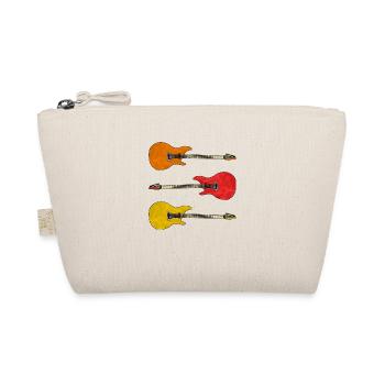 Gitarren - Bio-Täschchen - Natur - Vorne