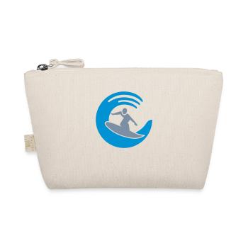 surfing logo - Bio-Täschchen - Natur - Vorne