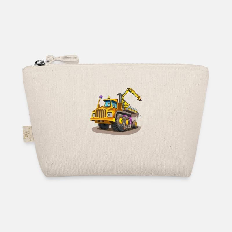 Funny monsters in construction Organic Pouch
