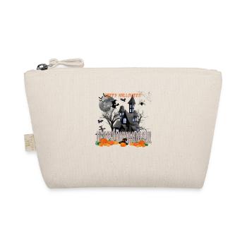 Halloween Bekleidung, Süßes oder saures, Halloween - Bio-Täschchen - Natur - Vorne