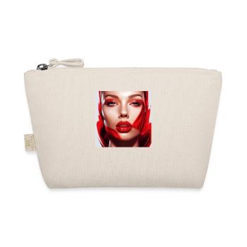 Sexy woman with red lips - Organic Pouch - nature - Front