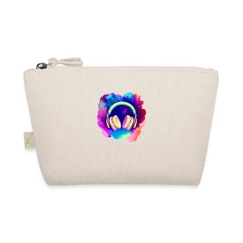 Headphones Singer Singing Musician Gamer Listen to music - Organic Pouch - nature - Front