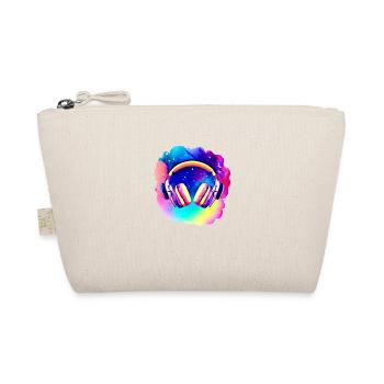 Headphones Singing Singers Listening to music Musicians Gamers - Organic Pouch - nature - Front
