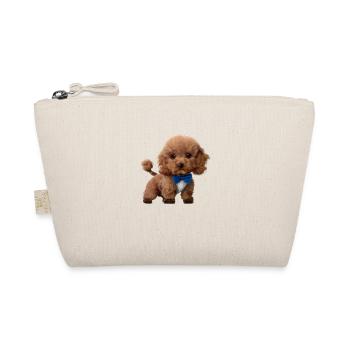 Pudel Hundehalter Hundewelpe Hundeliebe Pudelwelpe - Bio-Täschchen - Natur - Vorne
