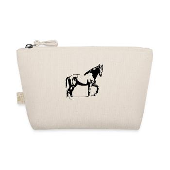 Croquis dessiné à la main Cadeau de cheval - Trousse biologique - nature - Devant